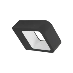 Aplique LED para exterior Juna, antracita, aluminio, IP54, 830