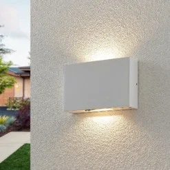 Aplique LED para exterior Katla de aluminio