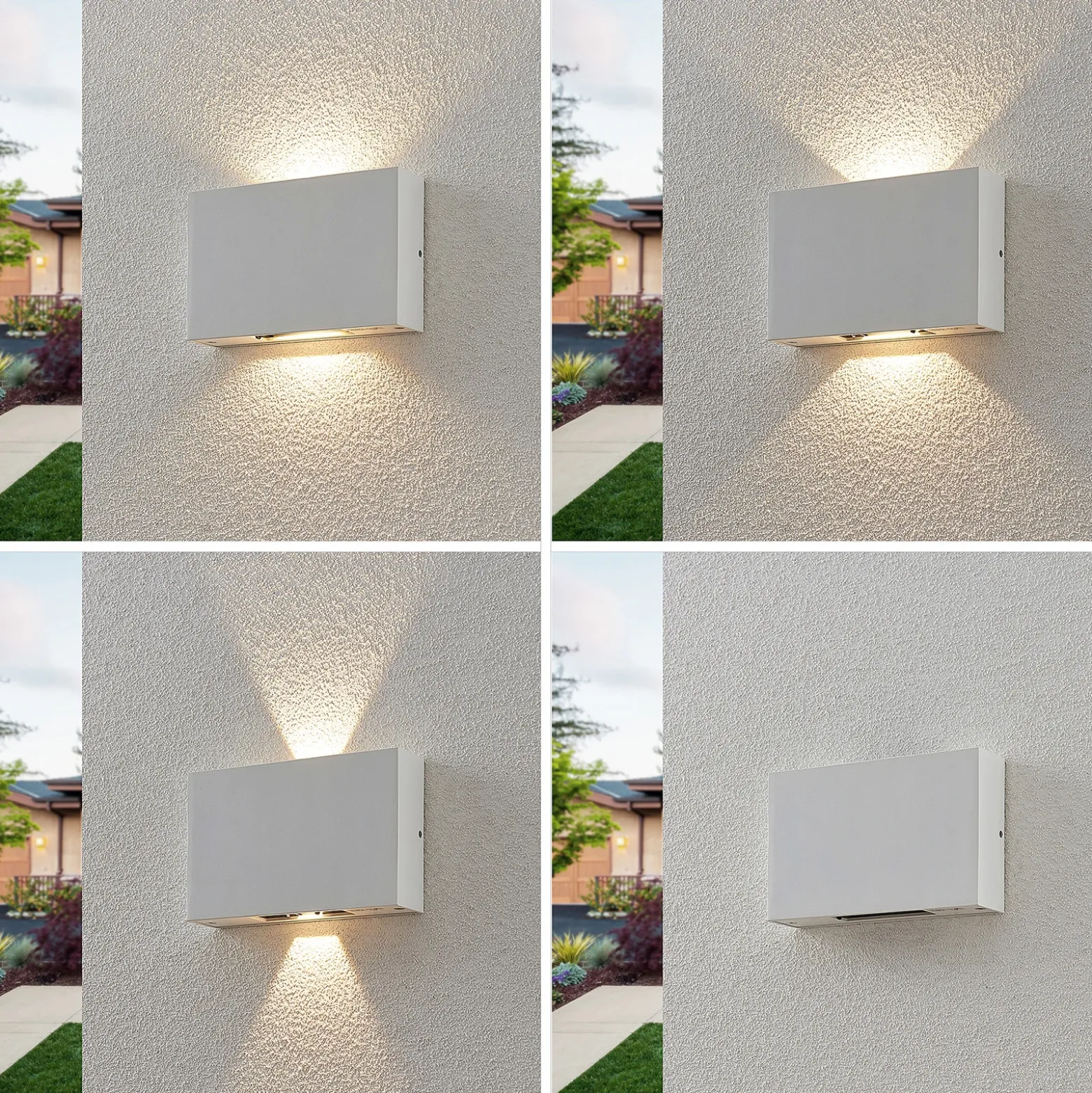 Aplique LED para exterior Katla de aluminio