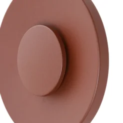 Aplique LED para exterior Kayana de Lucande, color óxido, aluminio, 24 cm