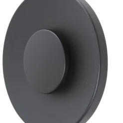 Aplique LED para exterior Kayana de Lucande, negro, aluminio, 24 cm