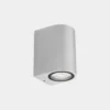 Aplique LED para exterior LEDS-C4 Eko Single, blanco, ancho 7 cm, aluminio