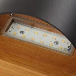 Aplique LED para exterior Lenore de Lindby, negro, metal, 13,5 cm