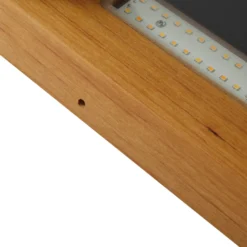 Aplique LED para exterior Lenore de Lindby, negro, metal, 36,5 cm