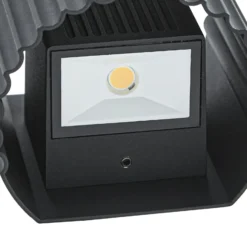 Aplique LED para exterior Lindby Ralino, negro, 2 luces, IP65