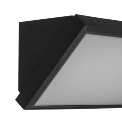 Aplique LED para exterior Lindby Abby, gris, plástico, IP65