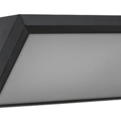 Aplique LED para exterior Lindby Abby, gris, plástico, IP65