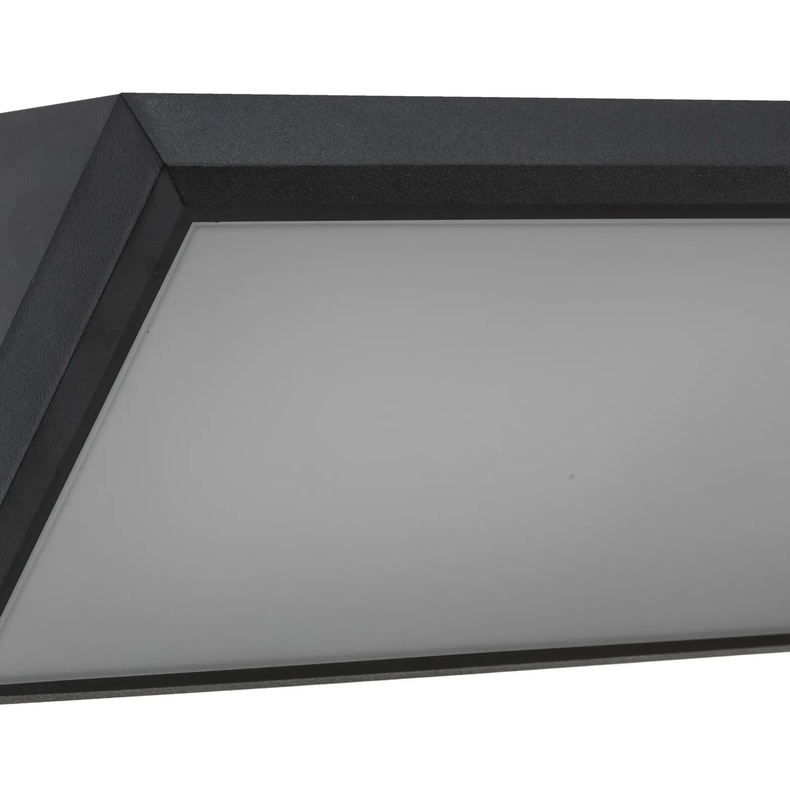 Aplique LED para exterior Lindby Abby, gris, plástico, IP65