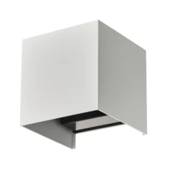 Aplique LED para exterior Lindby Smart Dara, 10 cm, blanco, CCT Tuya