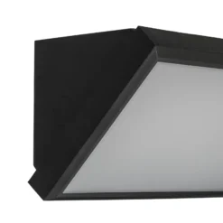Aplique LED para exterior Lindby Abby, sensor, IP65, gris oscuro