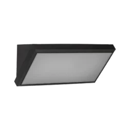 Aplique LED para exterior Lindby Abby, sensor, IP65, gris oscuro