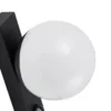 Aplique LED para exterior Lindby Larcie, 35 cm, 2 luces, aluminio, sensor
