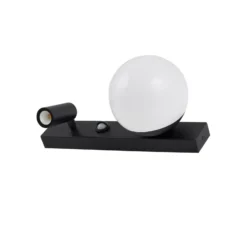 Aplique LED para exterior Lindby Larcie, 35 cm, 2 luces, aluminio, sensor