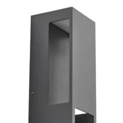 Aplique LED para exterior Lindby Enyra, negro, 27 cm, IP65