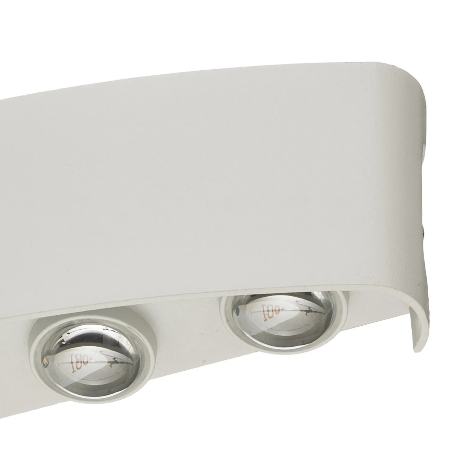 Aplique LED para exterior Lindby Ithan, 5 luces, blanco, 27 cm