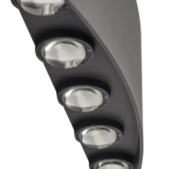 Aplique LED para exterior Lindby Ithan, 5 luces, antracita, 27 cm