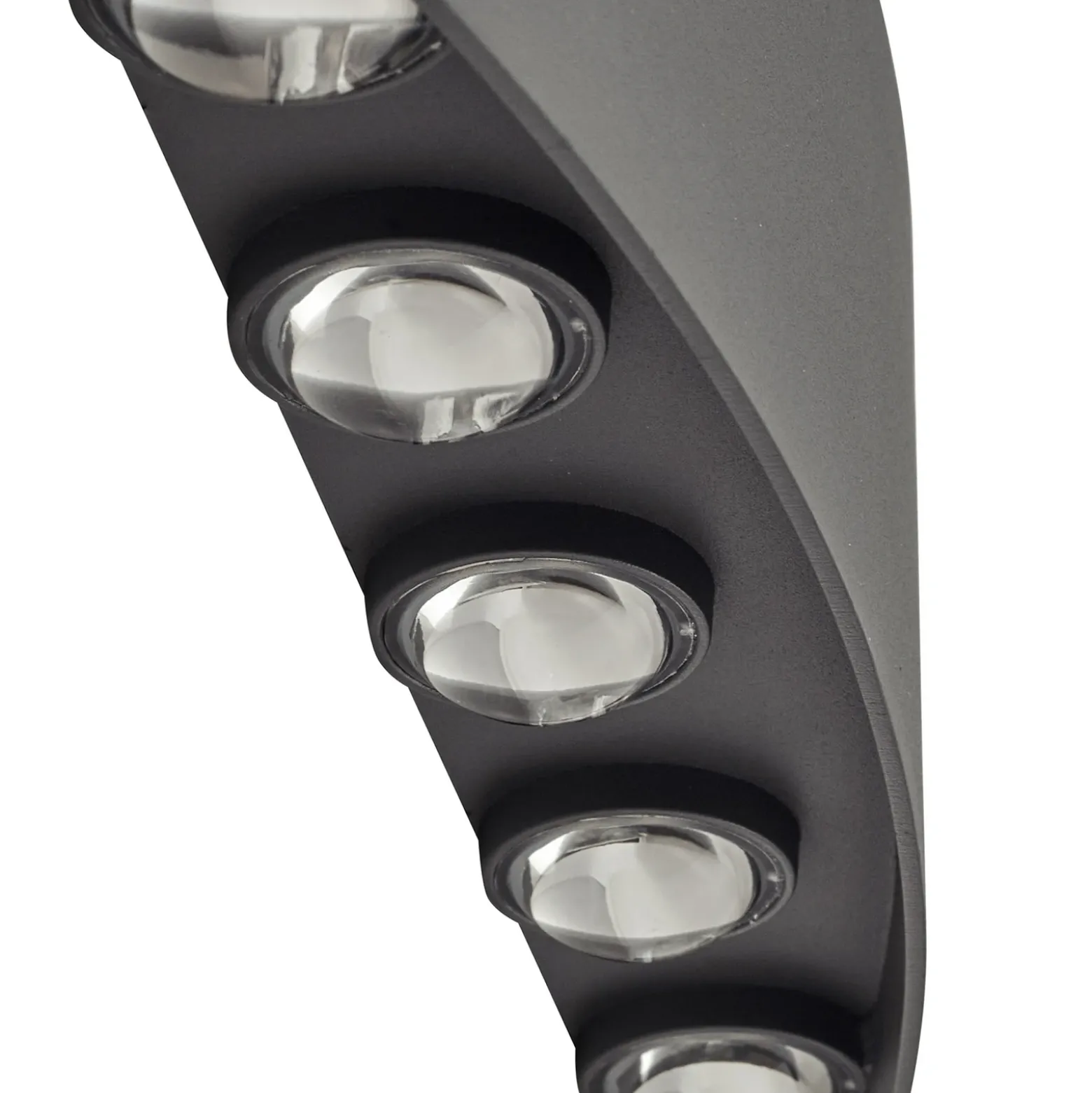 Aplique LED para exterior Lindby Ithan, 5 luces, antracita, 27 cm