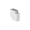 Aplique LED para exterior Lindby Fendir, blanco, aluminio, 10,5 cm