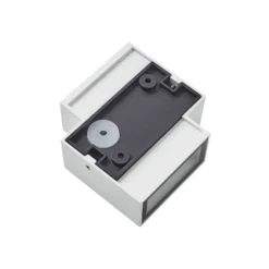 Aplique LED para exterior Lindby Fendir, blanco, aluminio, 10,5 cm