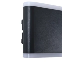 Aplique LED para exterior Lindby Smart Elvi, CCT, RGB, Tuya, IP54