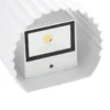 Aplique LED para exterior Lindby Ralino, blanco, 2 luces, IP65