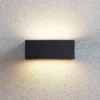 Aplique LED para exterior Lindby Nienke, 23 cm, resistente al agua salada, IP65