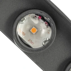 Aplique LED para exterior Lindby Ithan, 3 luces, antracita, 17 cm