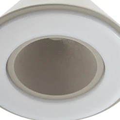 Aplique LED para exterior Lindby Soran, color topo, metal, IP44
