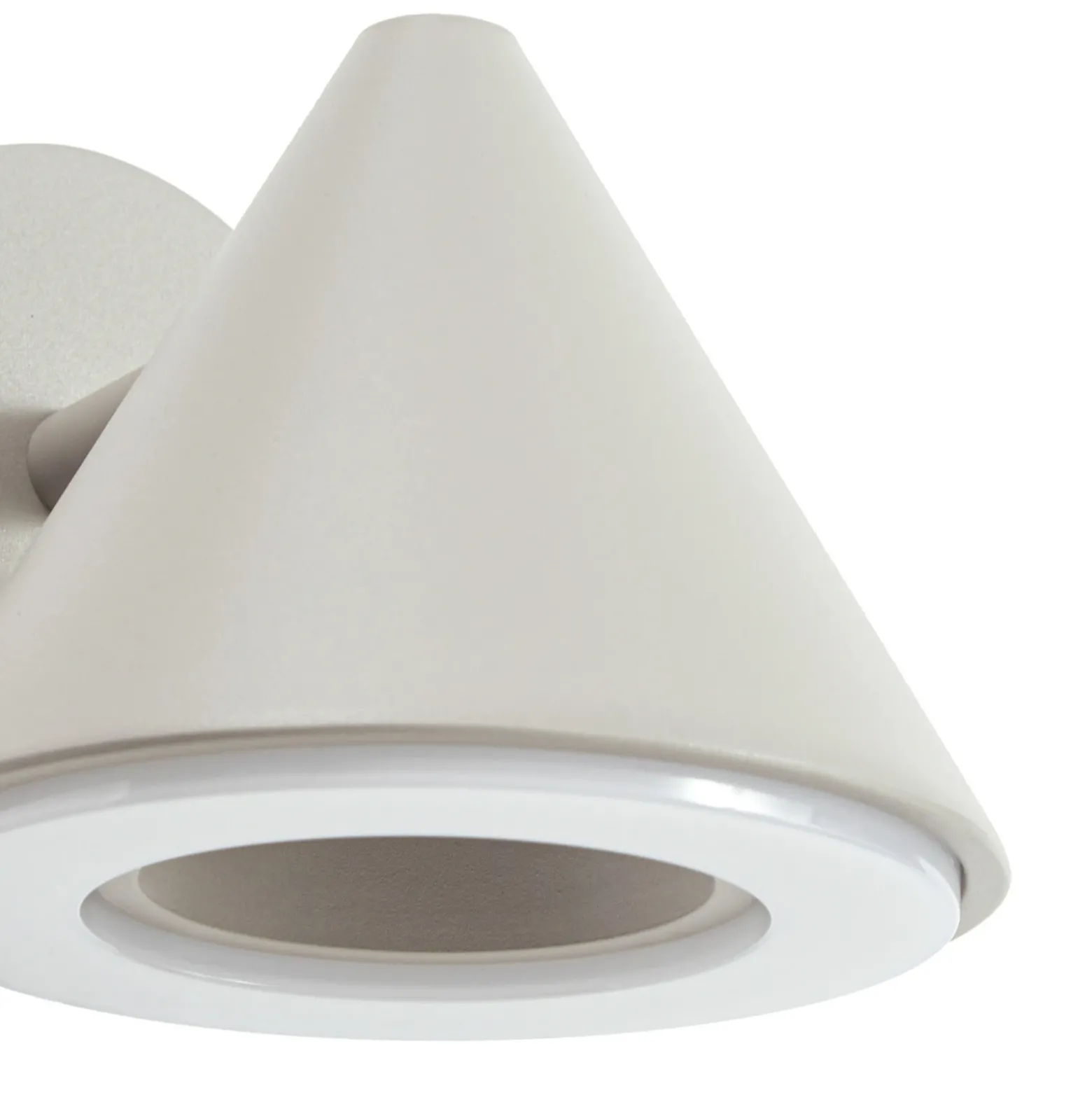 Aplique LED para exterior Lindby Soran, color topo, metal, IP44
