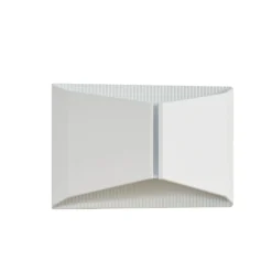 Aplique LED para exterior Lindby Anlira, blanco, Up & down, IP65