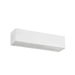 Aplique LED para exterior Lucande Lengo, 25 cm, blanca, luz hacia abajo, 3000 K