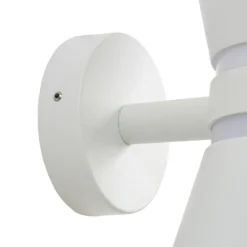 Aplique LED para exterior Lucande Meravi, blanca, 2 luces, IP44