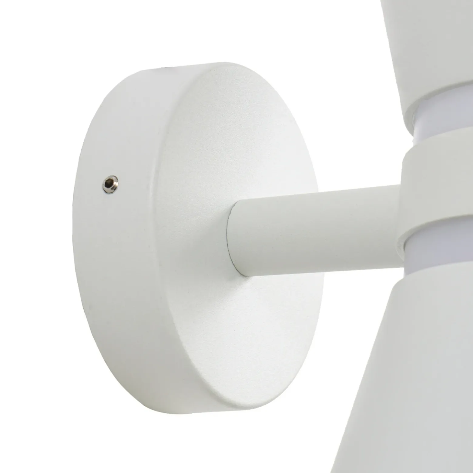 Aplique LED para exterior Lucande Meravi, blanca, 2 luces, IP44