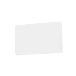 Aplique LED para exterior Lucande Jarte, 20 cm, blanco, IP65