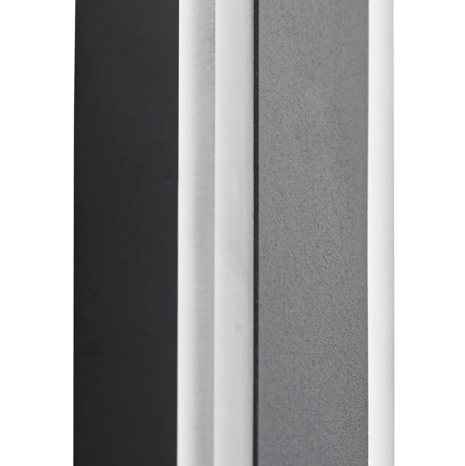 Aplique LED para exterior Lucande Ilora, negra, 100 cm, CCT, IP65