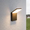 Aplique LED para exterior Lucande Nevio, 17 cm, antracita, aluminio