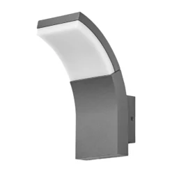 Aplique LED para exterior Lucande Timm, 20 cm, antracita, IP54