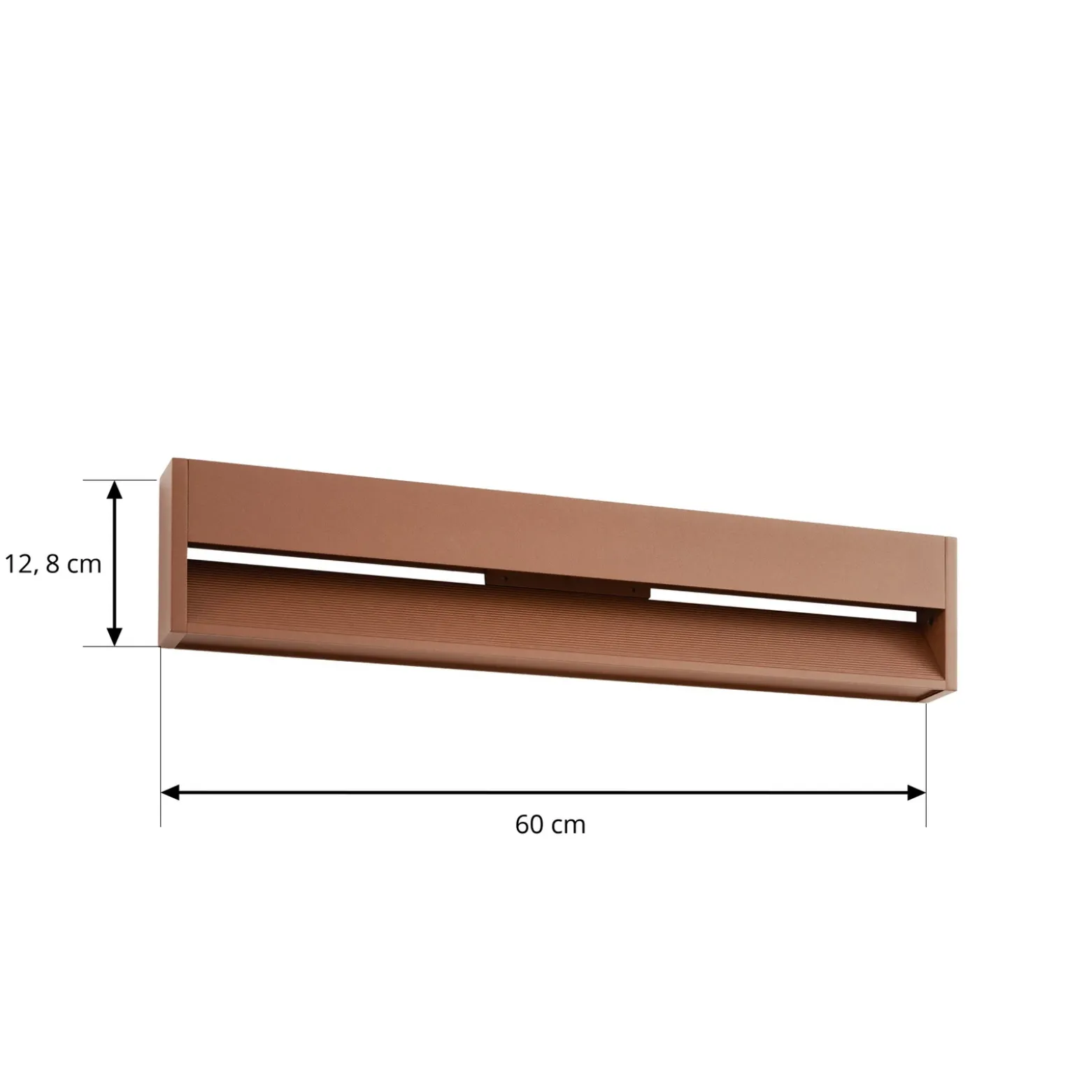 Aplique LED para exterior Lucande Trevin, 60 cm, IP65, aluminio