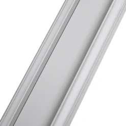 Aplique LED para exterior Lucande Melira, 60 cm de largo, gris claro