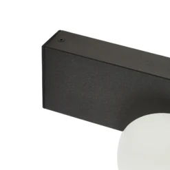 Aplique LED para exterior Lucande Vijon, negra, CCT, IP44
