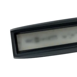 Aplique LED para exterior Lucande Advero, color antracita, con número de casa