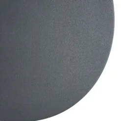 Aplique LED para exterior Lucande Advero, color antracita, con número de casa