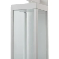 Aplique LED para exterior Lucande «Ferdinand», blanca, con sensor, 38 cm