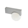 Aplique LED para exterior Lucande Vijon, gris claro, CCT, IP44