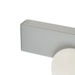 Aplique LED para exterior Lucande Vijon, gris claro, CCT, IP44