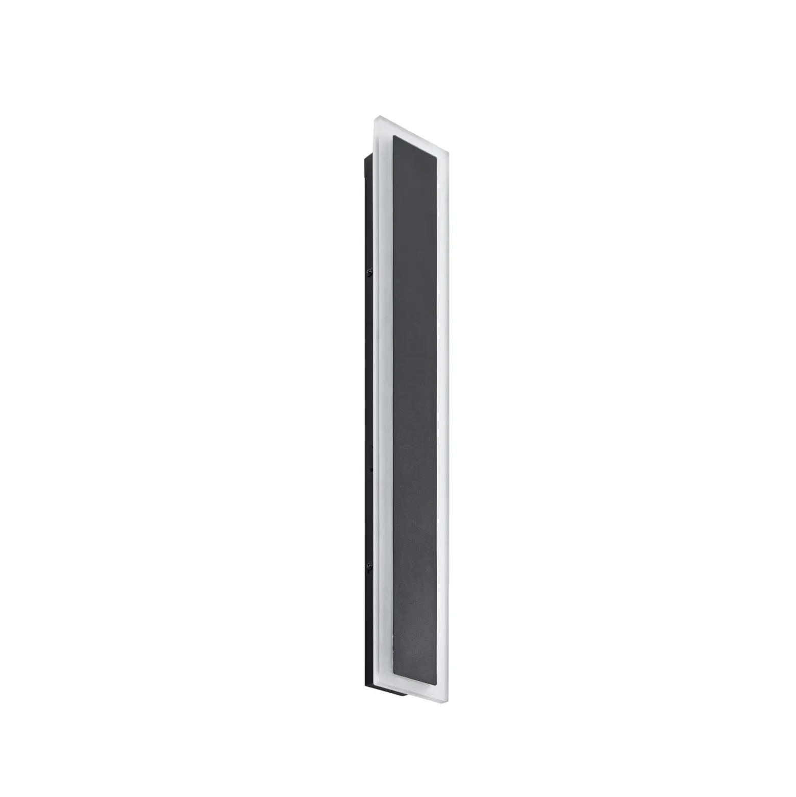 Aplique LED para exterior Lucande Ilora, negra, 60 cm, CCT, IP65