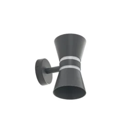 Aplique LED para exterior Lucande Meravi, color antracita, 2 luces, IP44