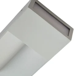 Aplique LED para exterior Lucande Kaholo, gris claro, CCT, IP44