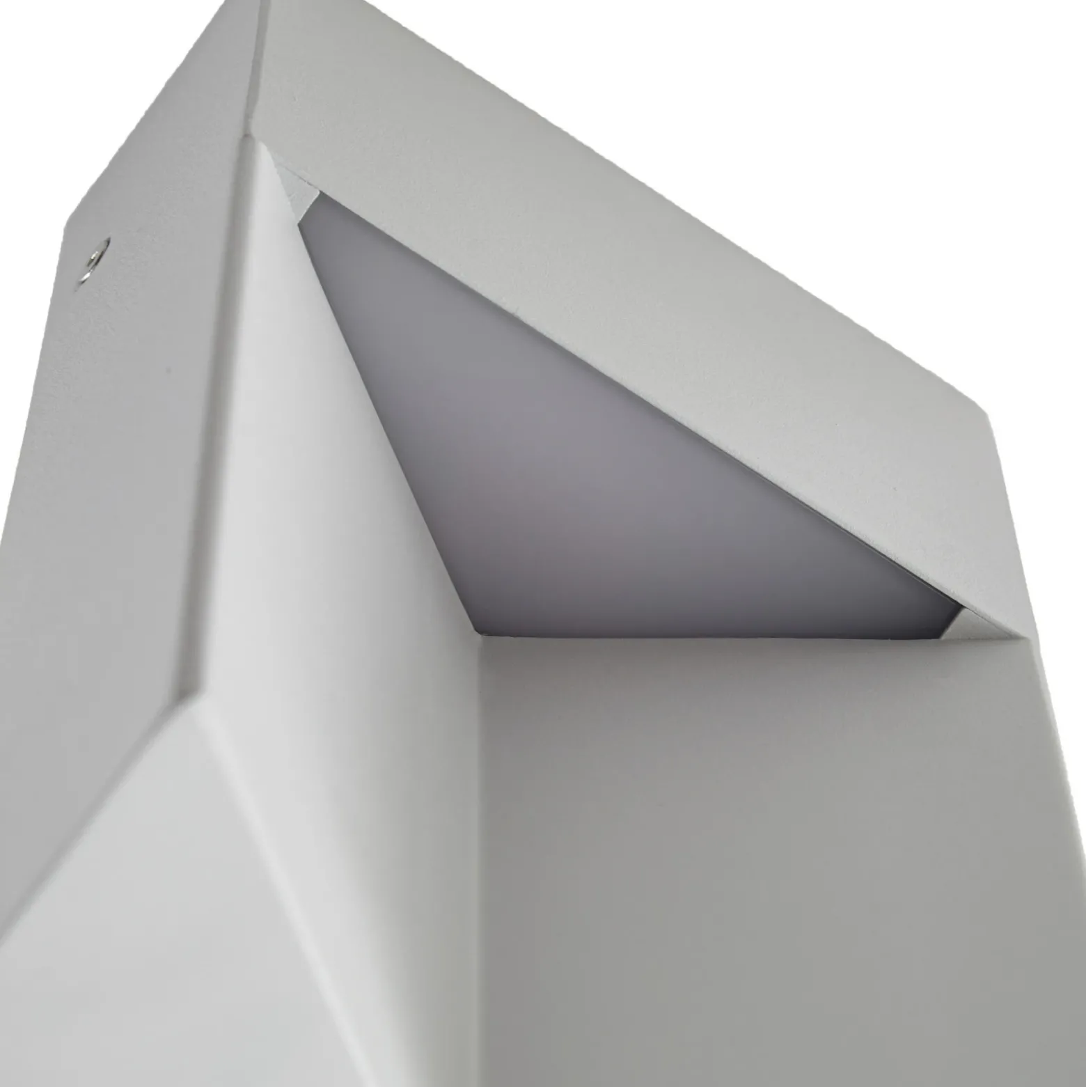 Aplique LED para exterior Lucande Kaholo, gris claro, CCT, IP44