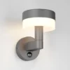 Aplique LED para exterior Mackenzie Sensor antracita, aluminio fundido a presión